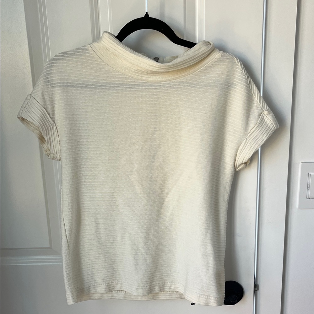 Cream Anthropologie Women's Top